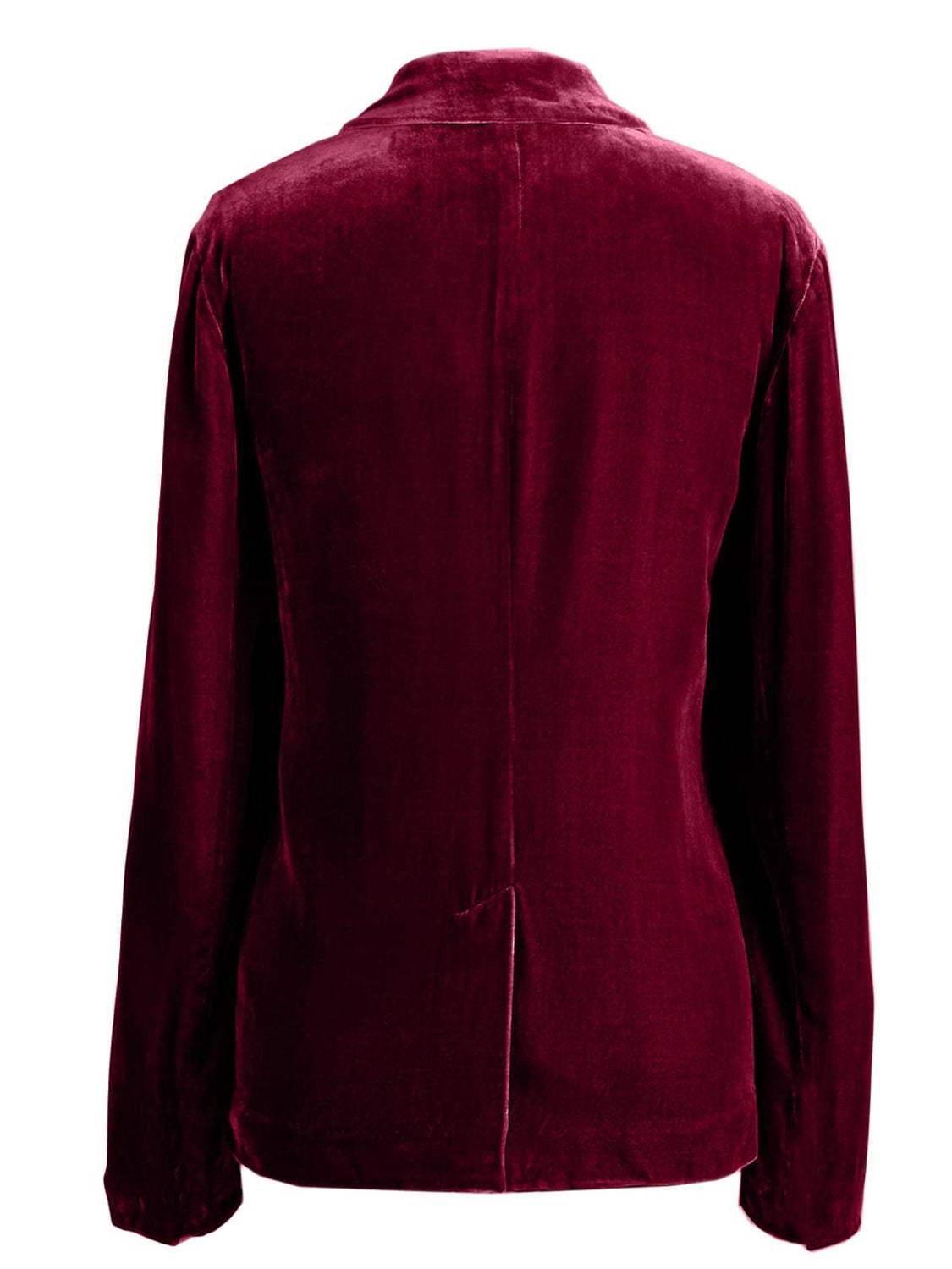 Pocketed Button Up Lapel Collar Blazer - Trendsi - Flyclothing LLC