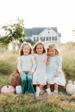 Pumpkin Kisses, Harvest Wishes 3/4 Sleeve Ruffle Twirl Dress - Mila & Rose ® - Flyclothing LLC