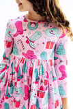 Christmas Cowgirl L/S Pocket Twirl Dress - Mila & Rose ® - Flyclothing LLC