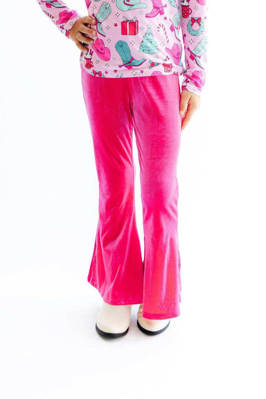 Magenta Velvet Bells - Mila & Rose ® - Flyclothing LLC