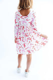 Candy Cane Lane L/S Pocket Twirl Dress - Mila & Rose ® - Flyclothing LLC