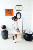 Monster Mash 3/4 Sleeve Pocket Twirl Dress - Mila & Rose ® - Flyclothing LLC
