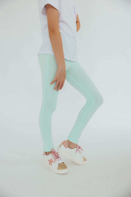 Pastel Green Leggings - Mila & Rose ® - Flyclothing LLC
