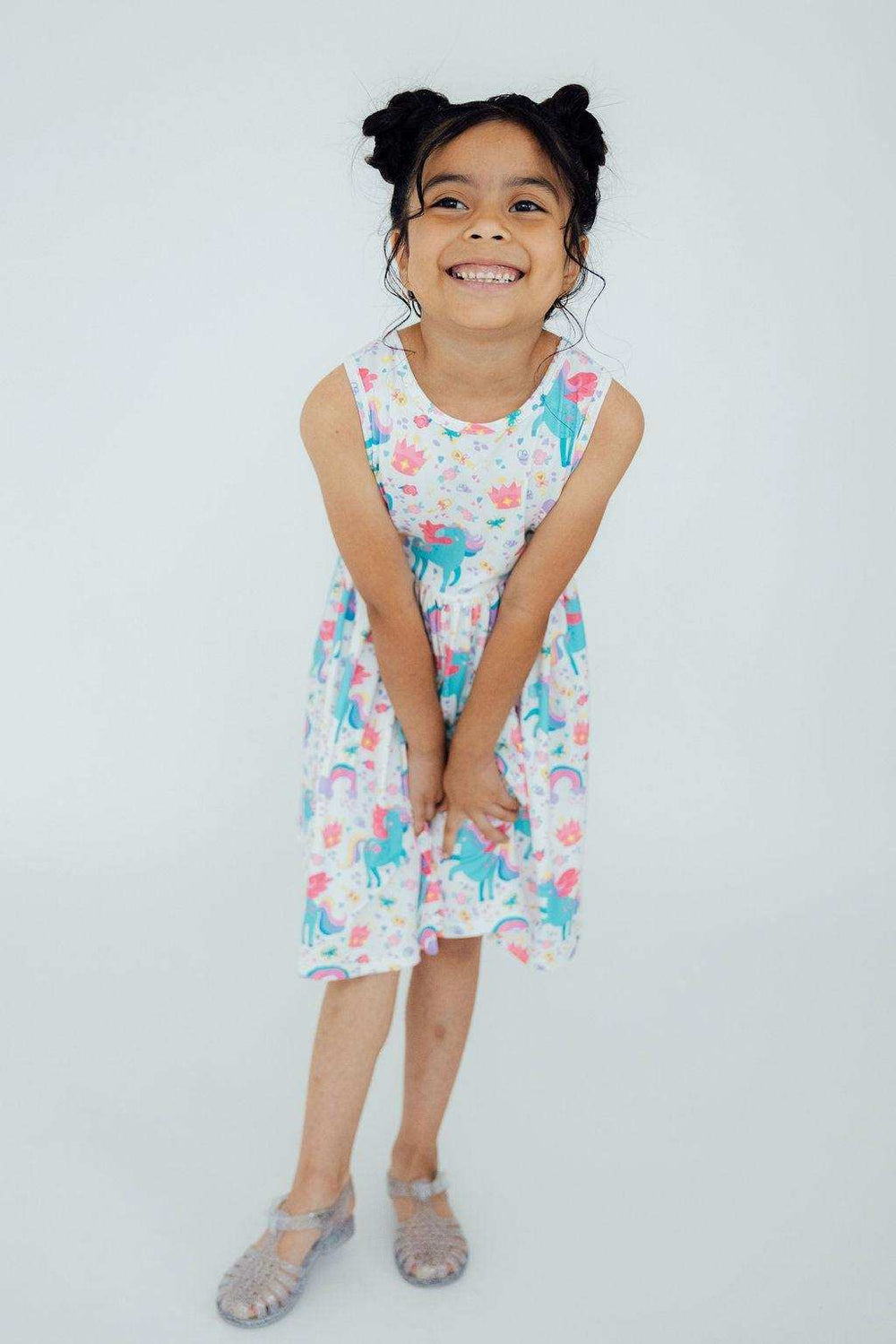 Rainbow Meadows Tank Twirl Dress - Mila & Rose ® - Flyclothing LLC