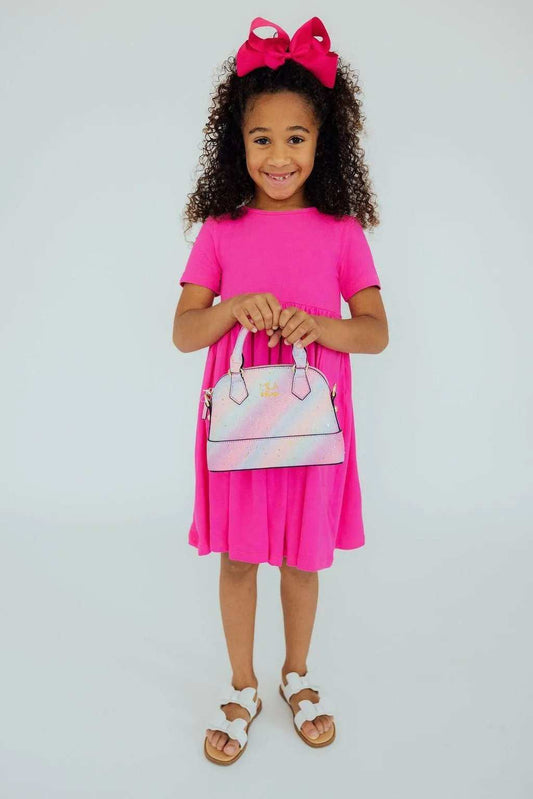 Princess Glitter Girl's Crossbody Purse - Mila & Rose ® - Flyclothing LLC