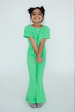 Seafoam Green Scrunchy Pocket Tee - Mila & Rose ®