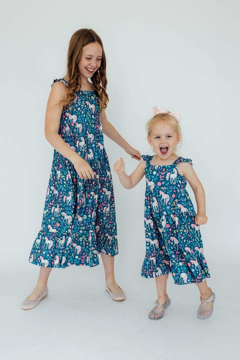 Wish Upon a Unicorn Ruffle Maxi Dress - Mila & Rose ® - Flyclothing LLC