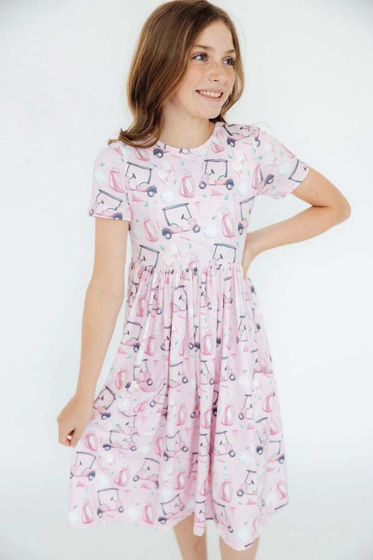 Tee Time S/S Pocket Twirl Dress - Mila & Rose ® - Flyclothing LLC