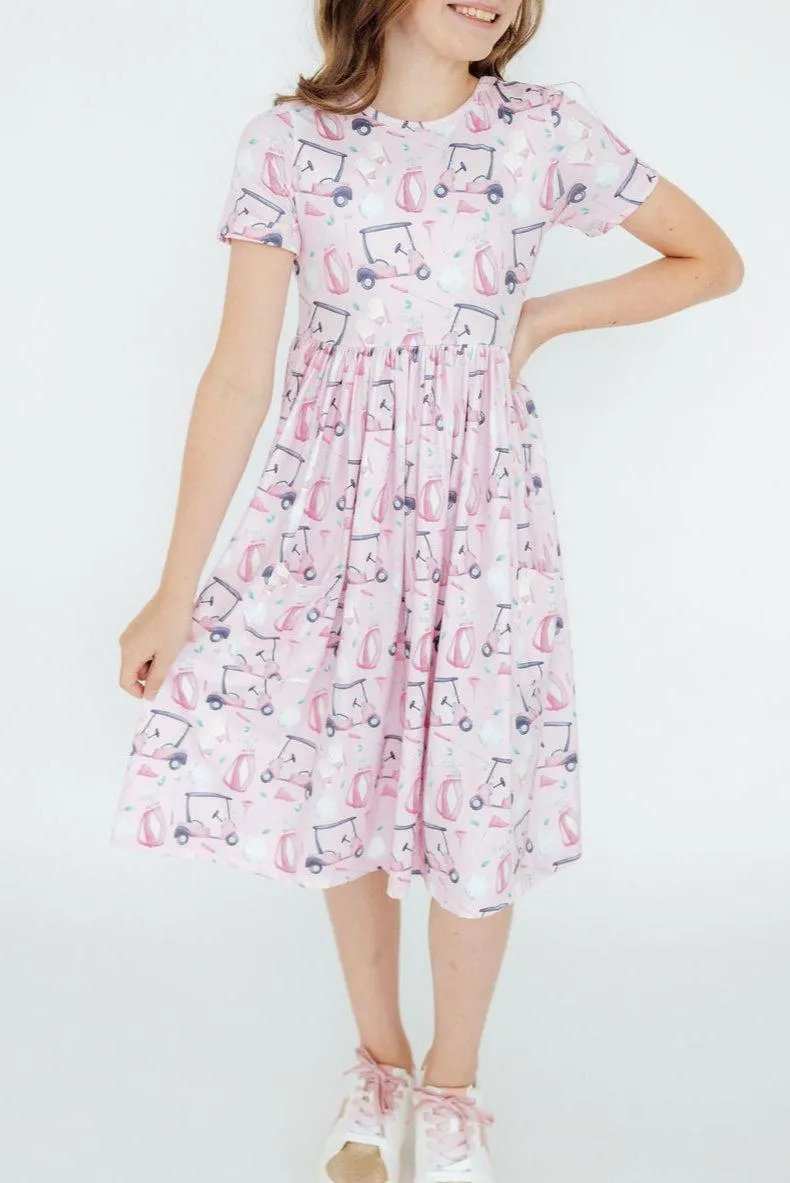Tee Time S/S Pocket Twirl Dress - Mila & Rose ® - Flyclothing LLC