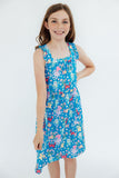 Jellyfish Jamboree Ruffle Cross Back Dress - Mila & Rose ®