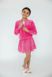 Pink Velvet Sequin Jacket - Mila & Rose ®