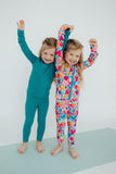 Turbo Teal Active Legging - Mila & Rose ®
