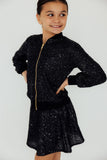 Black Sequin Twirl Skort - Mila & Rose ®
