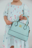 Aqua Glitter Girl's Crossbody Purse - Mila & Rose ®