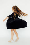SALE Black Velvet Twirl Dress - Mila & Rose ®