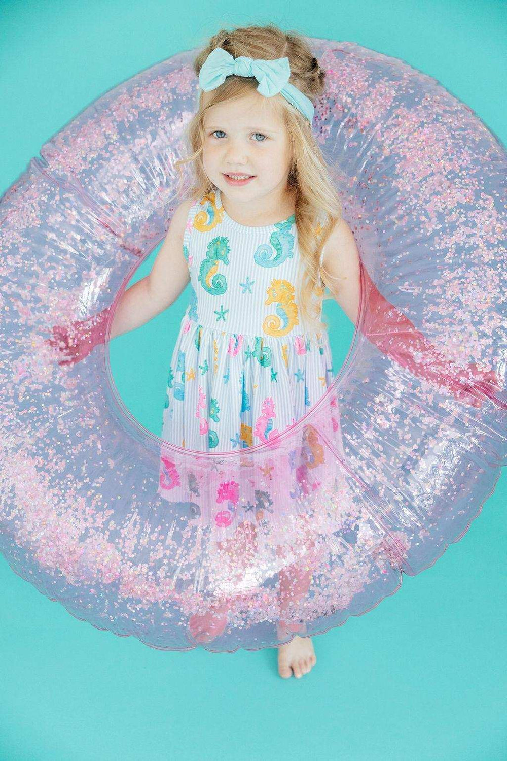 Seahorse Swirl Tank Twirl Dress - Mila & Rose ® - Flyclothing LLC