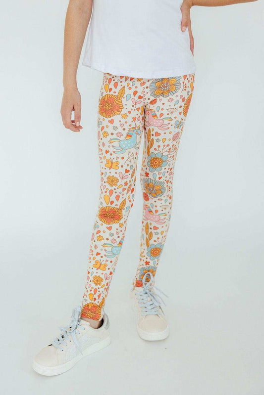 Retro Unicorns Leggings - Mila & Rose ® - Flyclothing LLC