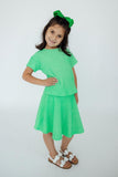 Seafoam Green Scrunchy Twirl Skort - Mila & Rose ®
