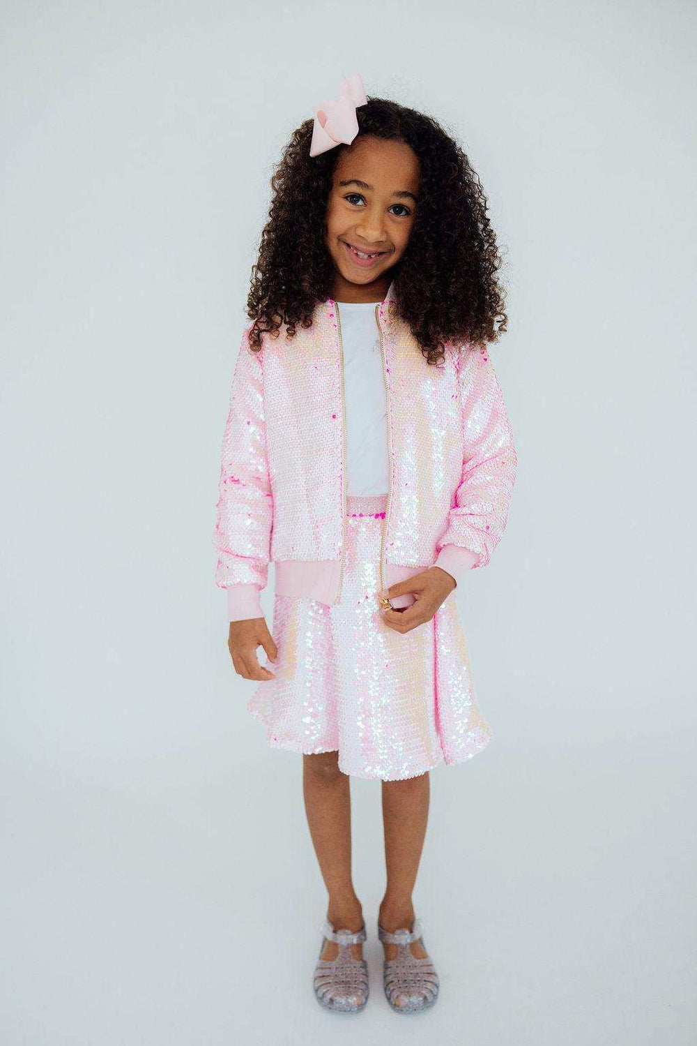 Diva Pink Flip Sequin Twirl Skort - Mila & Rose ® - Flyclothing LLC