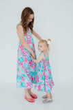 Tropical Punch Ruffle Maxi Dress - Mila & Rose ® - Flyclothing LLC