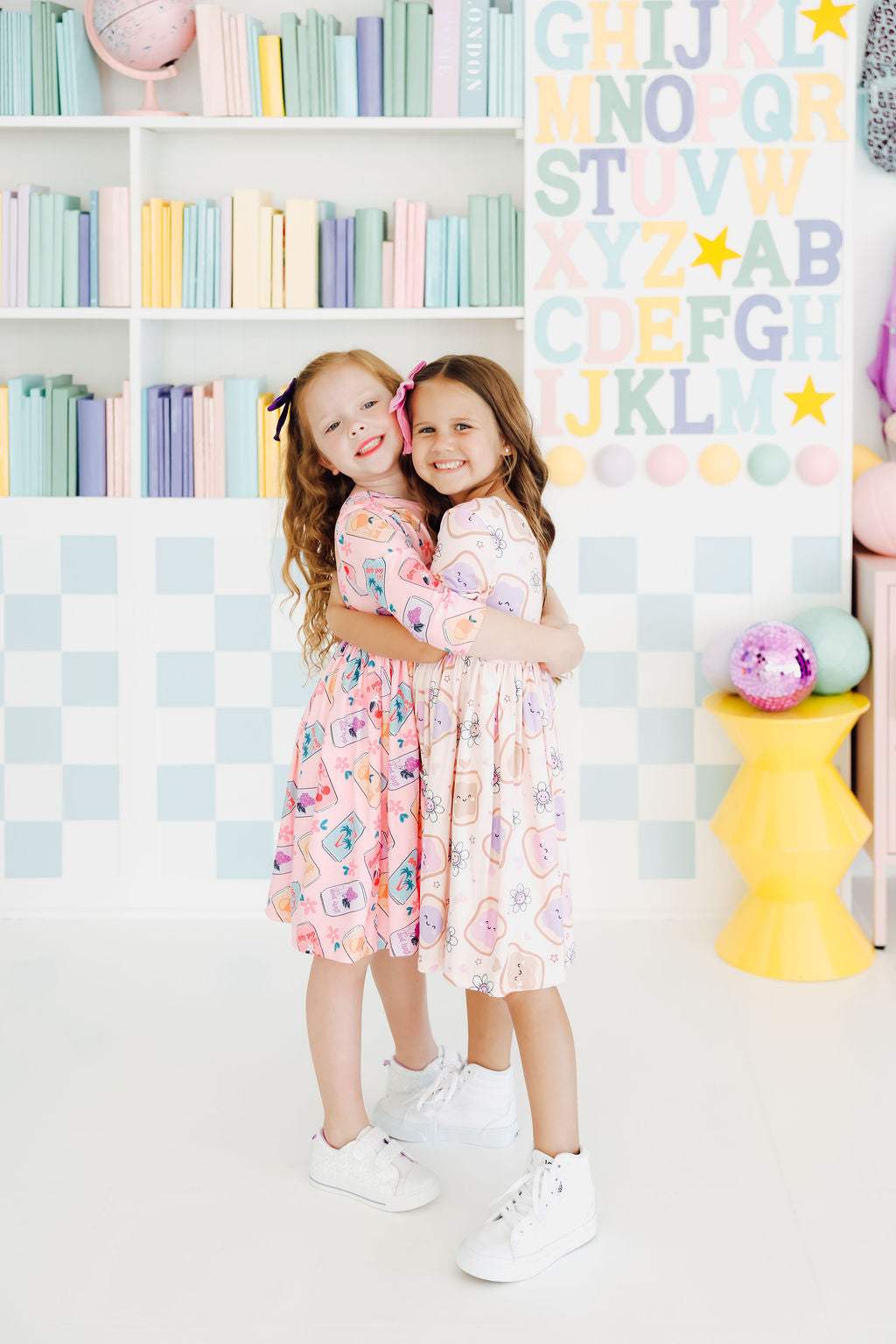 Girly Pop 3/4 Sleeve Pocket Twirl Dress - Mila & Rose ® - Flyclothing LLC