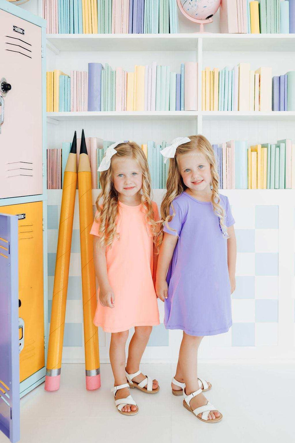 Periwinkle T-Shirt Dress - Mila & Rose ® - Flyclothing LLC