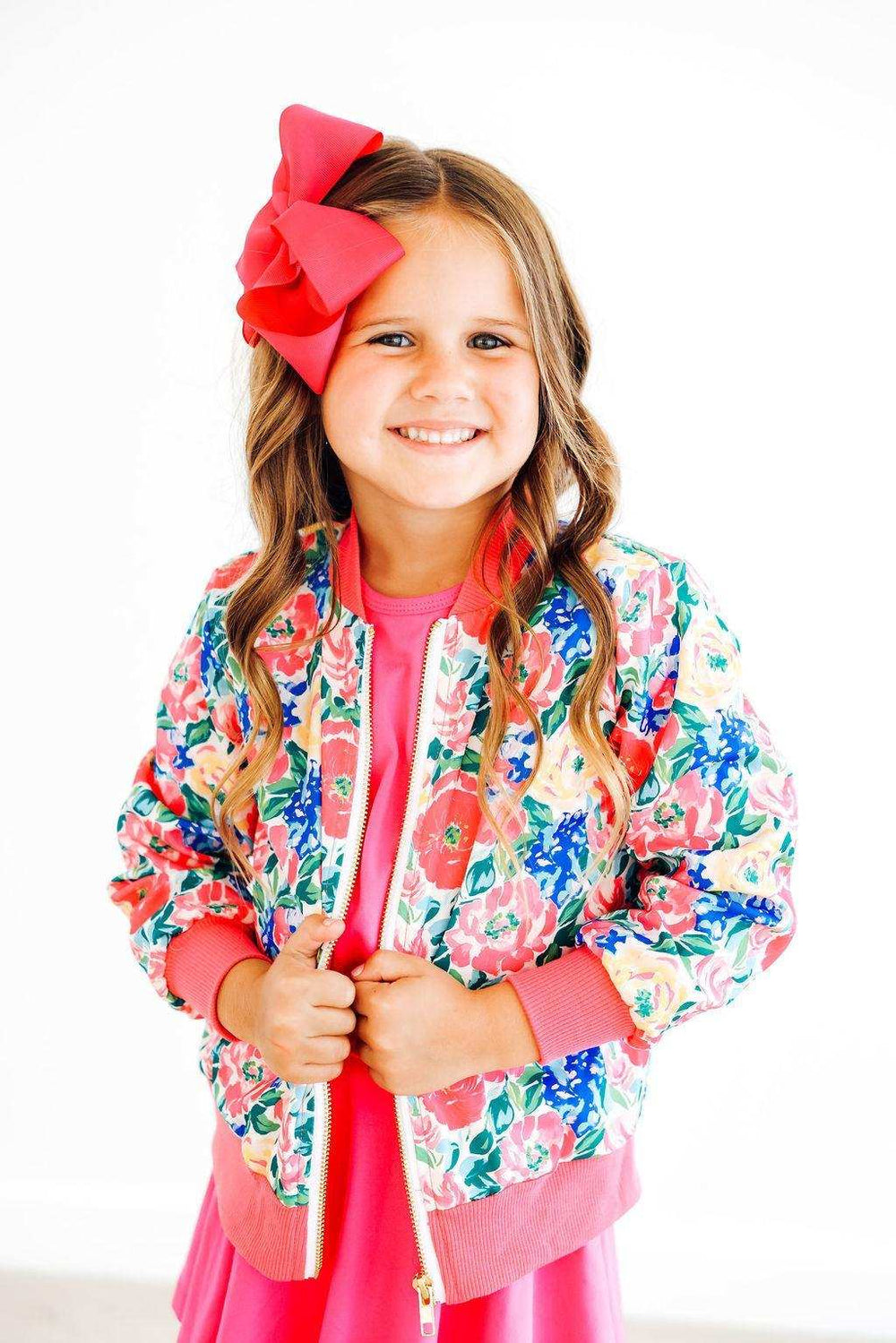 Wildflower Wishes Satin Jacket - Mila & Rose ® - Flyclothing LLC