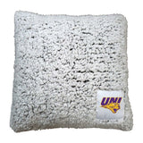 Northern Iowa Frosty Throw Pillow - Logo Brands - Flyclothing LLC
