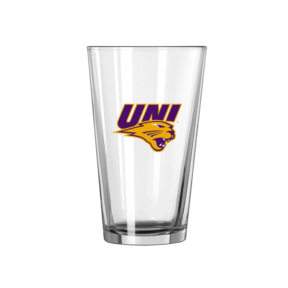 Northern Iowa 16oz Logo Pint Glass - Logo Brands - Flyclothing LLC