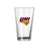 Northern Iowa 16oz Logo Pint Glass - Logo Brands - Flyclothing LLC