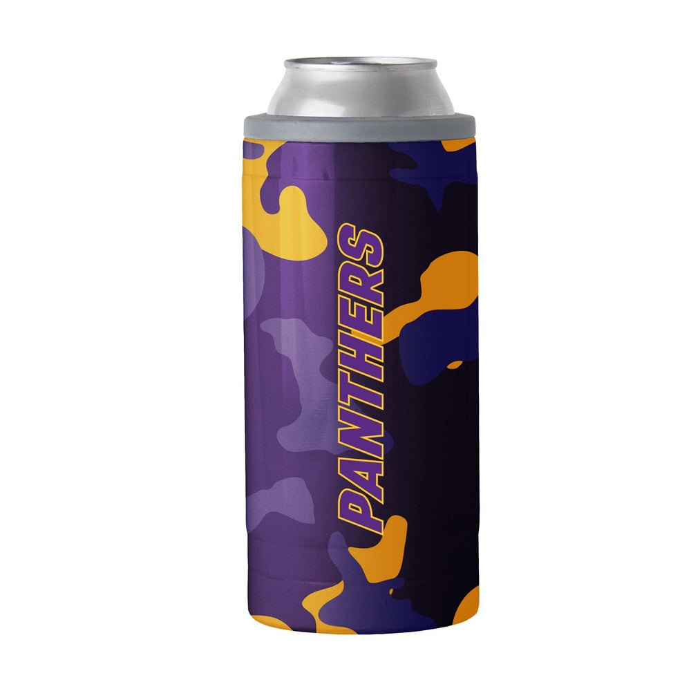 Northern Iowa Camo Swagger 12oz Slim Can Coolie - Logo Brands - Flyclothing LLC