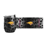 Northern Iowa Leopard 16oz Black Powdercoat Curved Beverage - Logo Brands - Flyclothing LLC