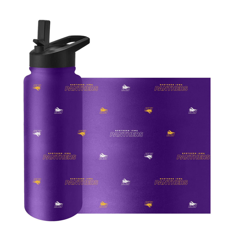 Northern Iowa 34oz Step And Repeat Quencher Bottle - Logo Brands - Flyclothing LLC