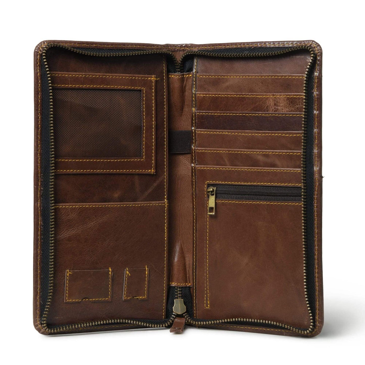 Blair Women's Wallet- Cocoa Brown - Classy Leather Bags - Flyclothing LLC