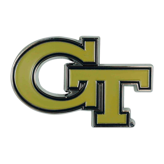 Georgia Tech Yellow Jackets 3D Color Metal Emblem - Georgia Tech