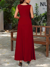 Sleeveless Flowy Maxi Dress - Trendsi - Flyclothing LLC