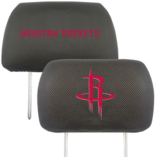 Houston Rockets Embroidered Head Rest Cover Set - 2 Pieces - Houston Rockets