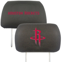Houston Rockets Embroidered Head Rest Cover Set - 2 Pieces - Houston Rockets