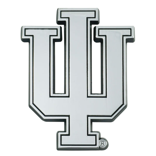 Indiana Hooisers 3D Chrome Metal Emblem - Indiana