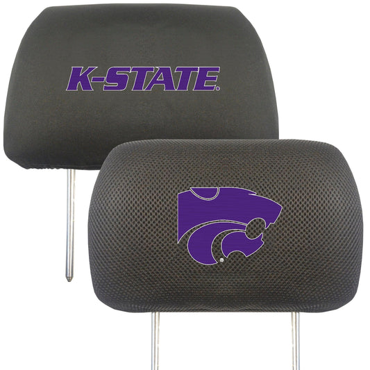 Kansas State Wildcats Embroidered Head Rest Cover Set - 2 Pieces - Kansas State