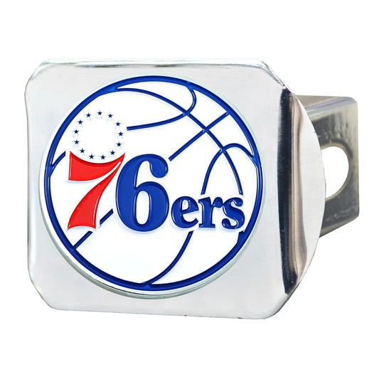Philadelphia 76ers Hitch Cover - 3D Color Emblem - Philadelphia 76ers
