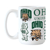 Ohio Bobcats 15oz Spirit Sublimated Mug - Logo Brands - Flyclothing LLC