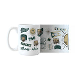 Ohio Bobcats 15oz Native Sublimated Mug - Logo Brands - Flyclothing LLC