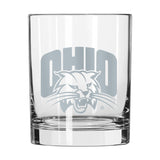 Ohio Bobcats 14oz Frost Rocks Glass
