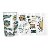 Ohio Bobcats 16oz Native Pint Glass