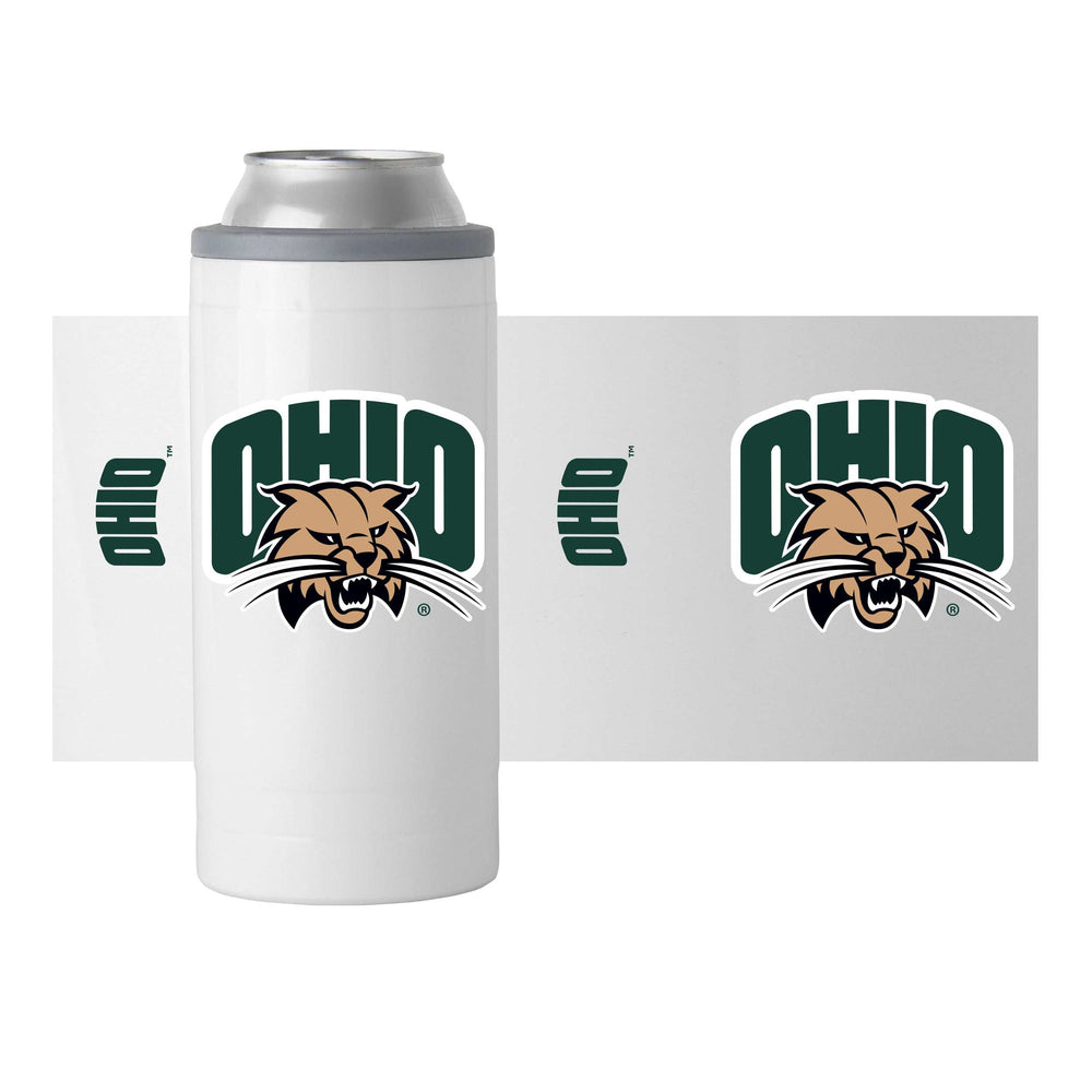 Ohio University Gameday 12 oz Slim Can Coolie - Logo Brands - Flyclothing LLC