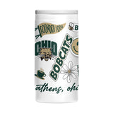 Ohio Bobcats 12oz Native Powdercoat SlimCan Coolie - Logo Brands - Flyclothing LLC