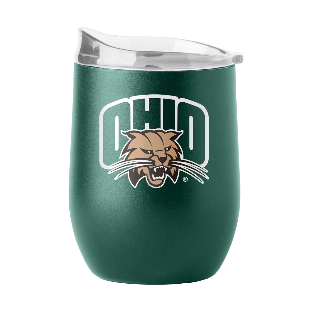 Ohio Bobcats 16oz Flipside Powder Coat Curved Bev - Logo Brands - Flyclothing LLC