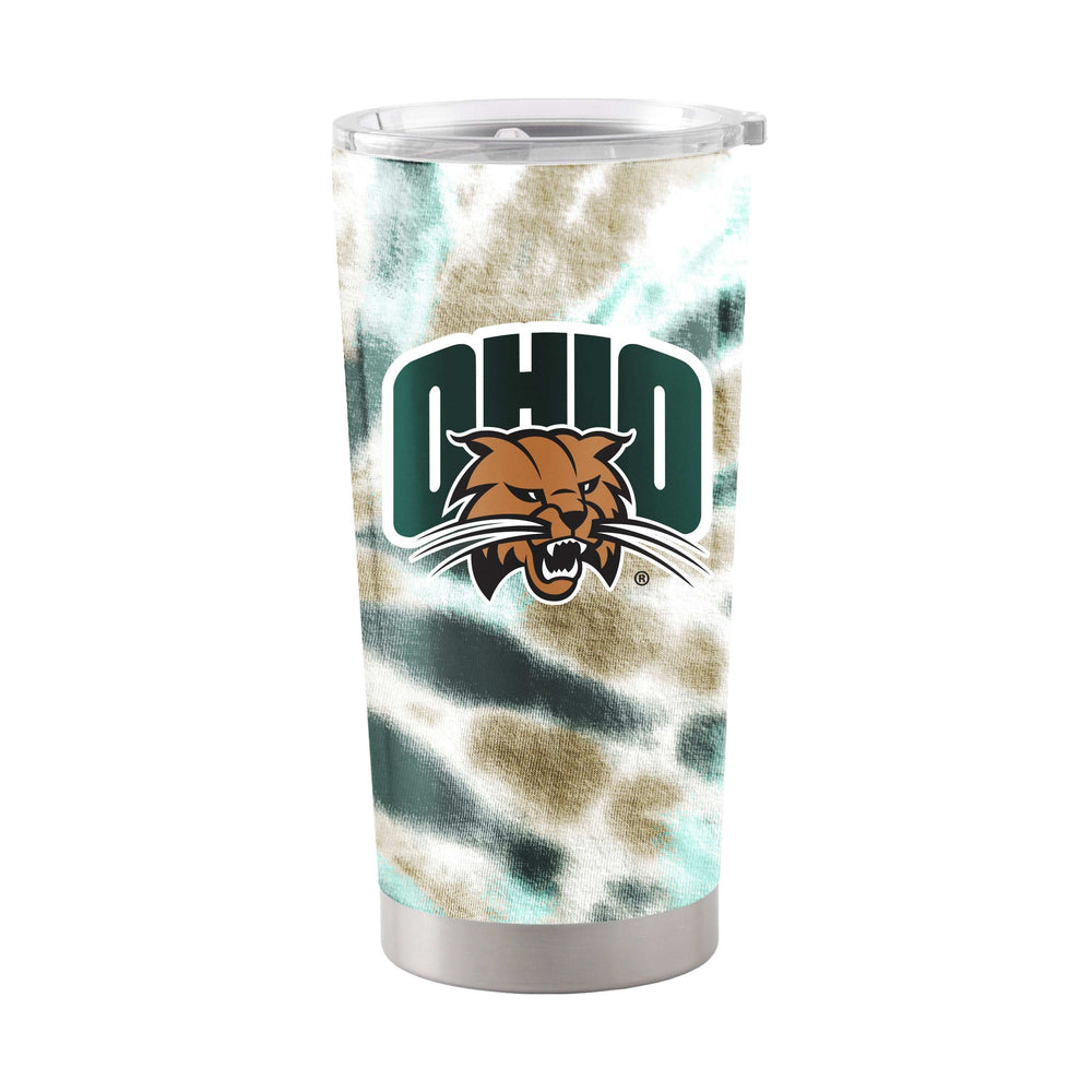 Ohio Bobcats 20oz Tie Dye Stainless Tumbler - Logo Brands - Flyclothing LLC