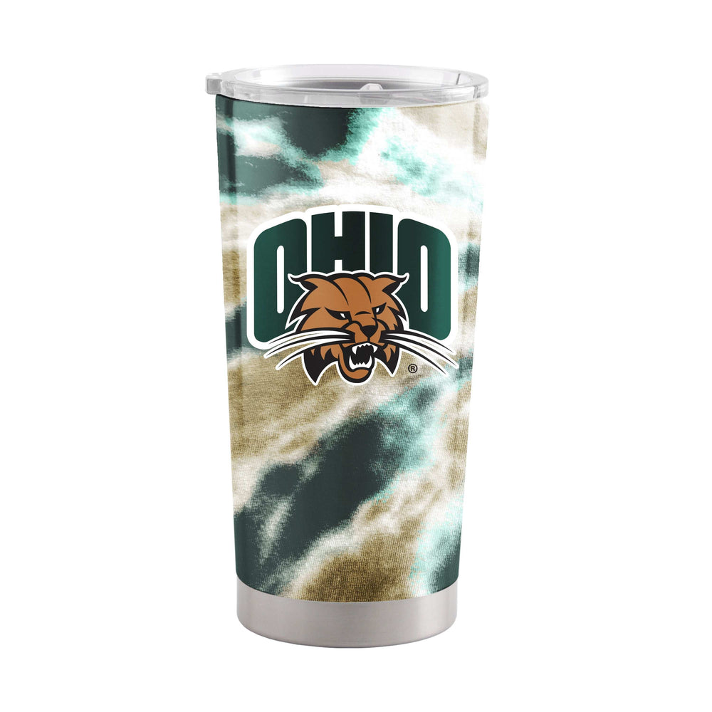 Ohio Bobcats 20oz Tie Dye Stainless Tumbler - Logo Brands - Flyclothing LLC